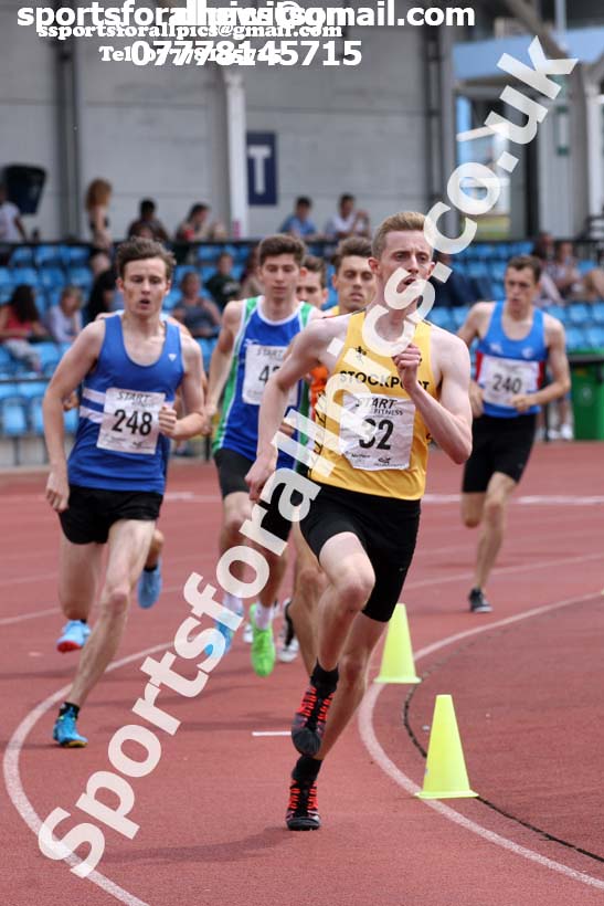 Senior mens 800 metres, Northern Senior and Under-20s Champs., Sports City, Manchester. Photo: David T. Hewitson/Sports for All Pics